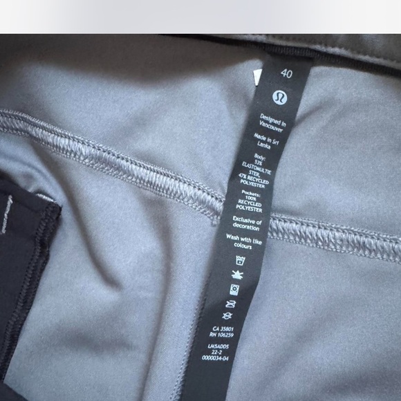 lululemon athletica Men's Charcoal Chinos - Picture 2 of 8